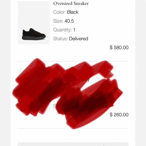 Oversized sneakers Alexander McQueen never worn SOLD OUT COLOR 100% authentic - Picture 7 of 13